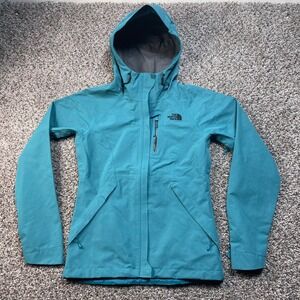 The North Face Women's XS Gore-Tex Hooded Rain Jacket Teal Blue NF0A3O8B